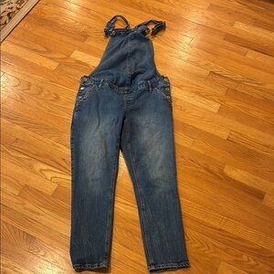 GAP Maternity denim overalls size small